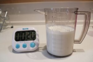 スタバのミルクフォーマーで冷たい牛乳